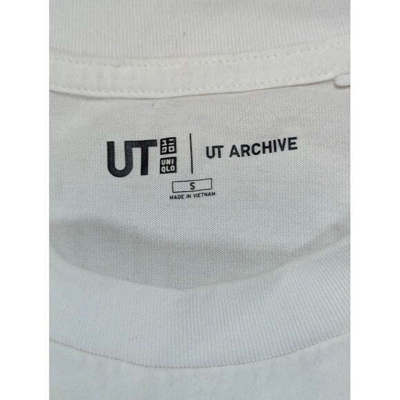 Uniqlo UT Archive Andy Warhol Flowers Tee White Sz S “The World Fascinates Me” - Picture 3 of 7